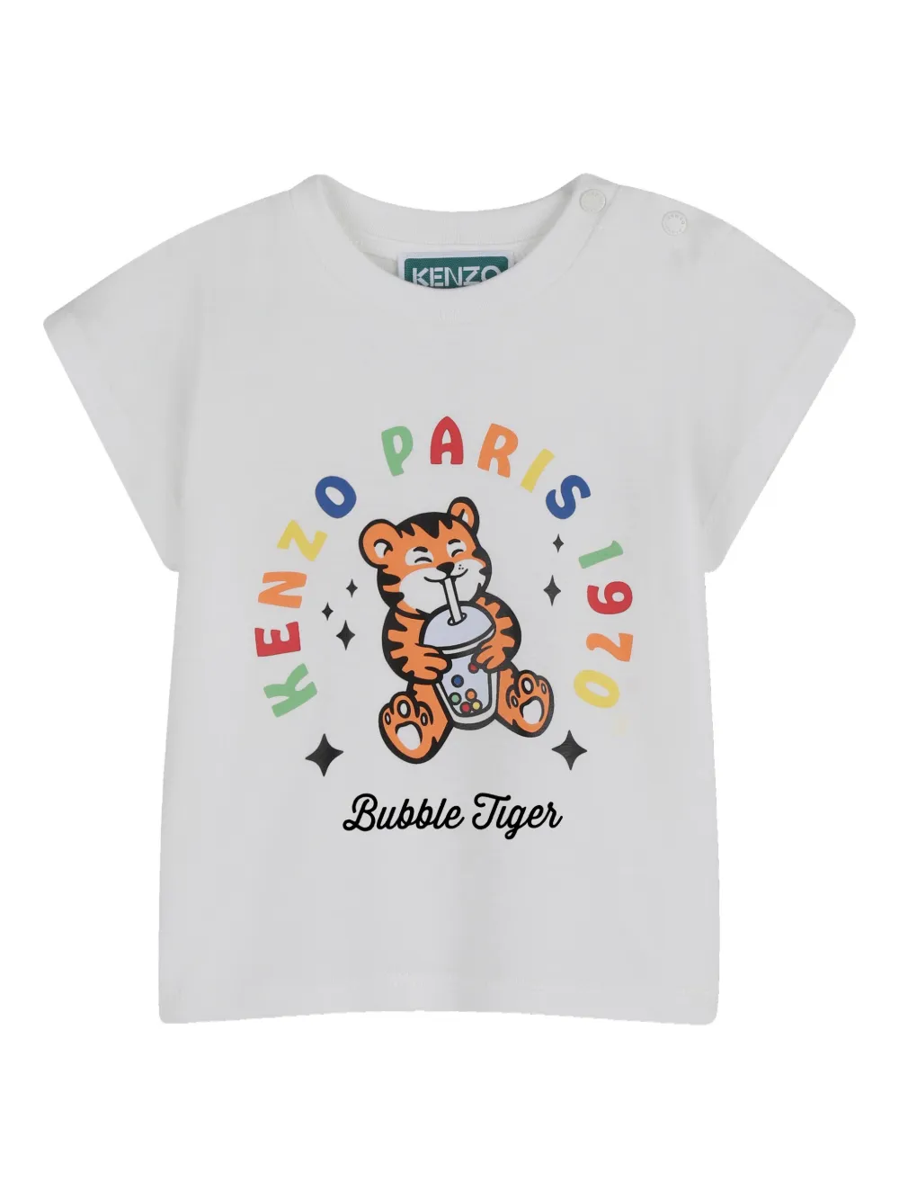 Kenzo Kids Bubble Tiger shorts Wit