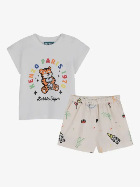 Kenzo Kids ensemble haut-short Bubble Tiger