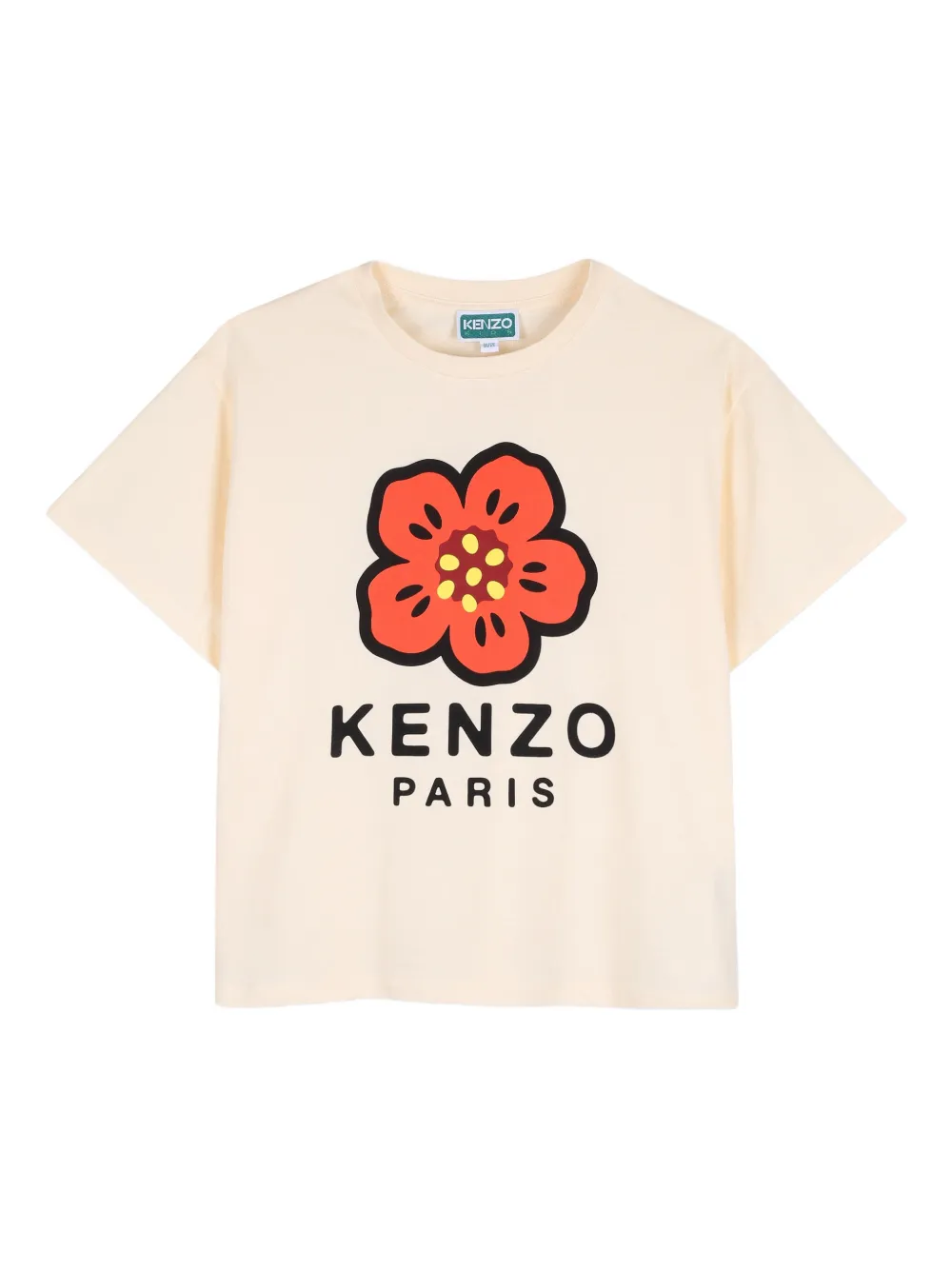 Kenzo Kids logo-print T-shirt - Toni neutri