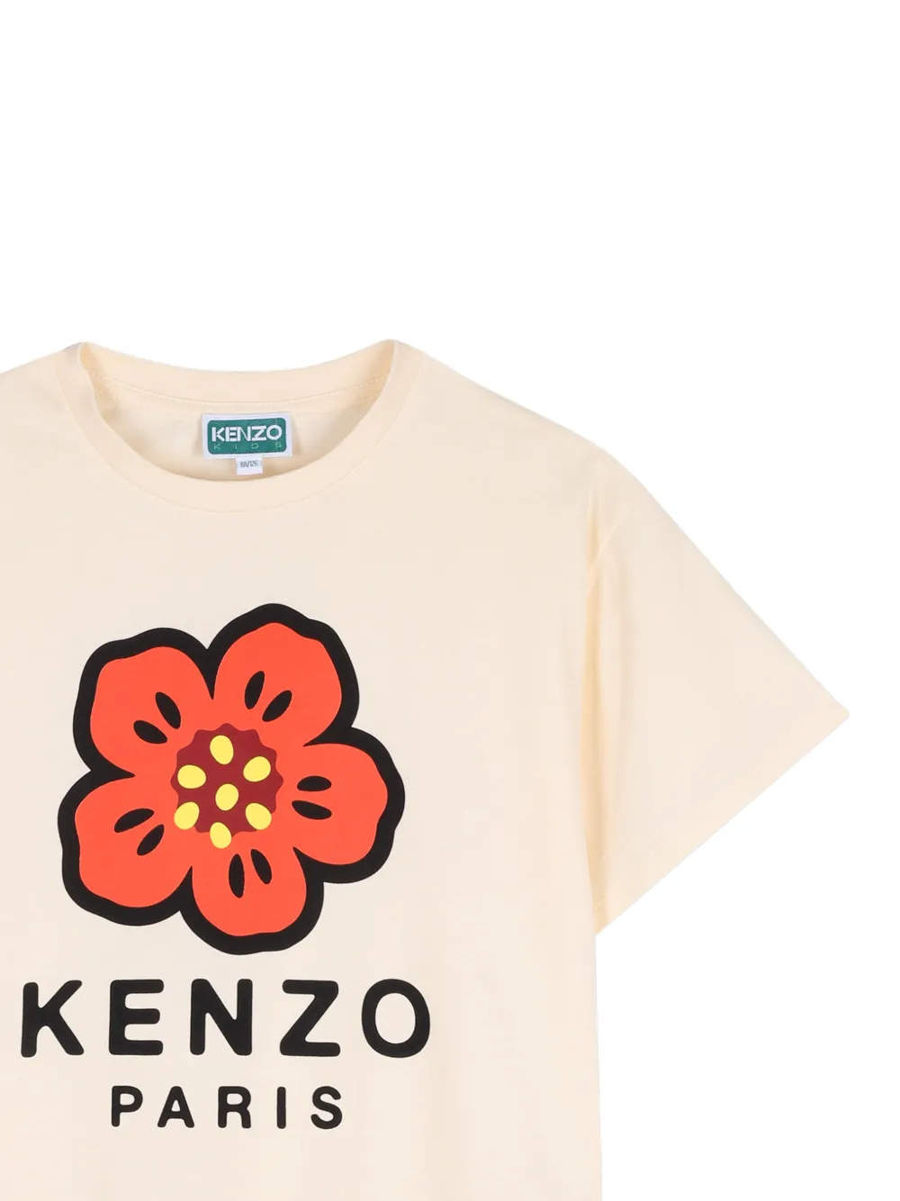 Kenzo Kids T-shirt met logoprint Beige
