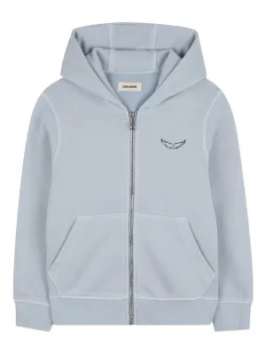 Sweat à capuche zippé Creeks camel garçon | La Halle