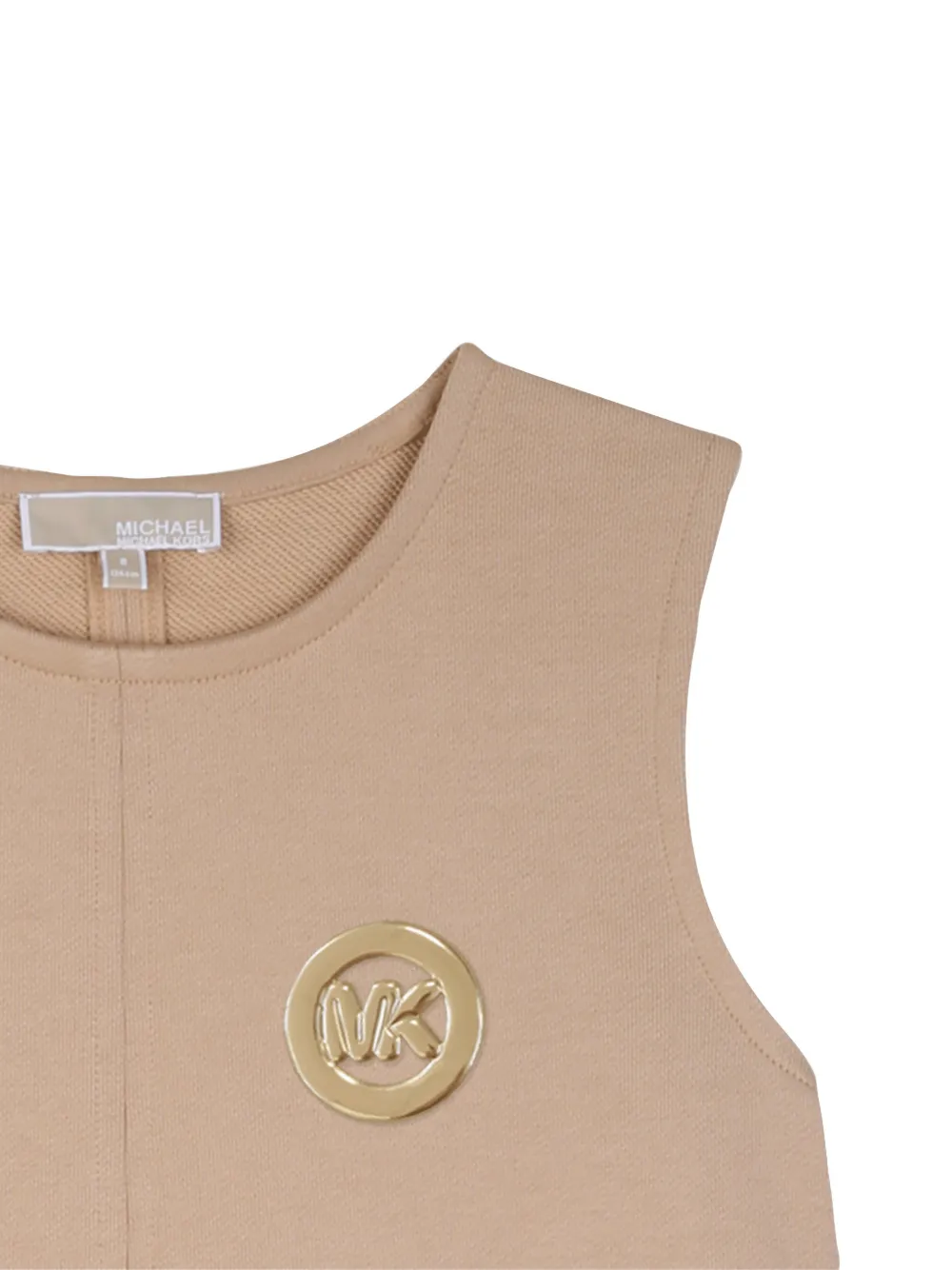 Logo-Plaque Dress