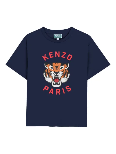 Kenzo Kids Tiger-print T-shirt