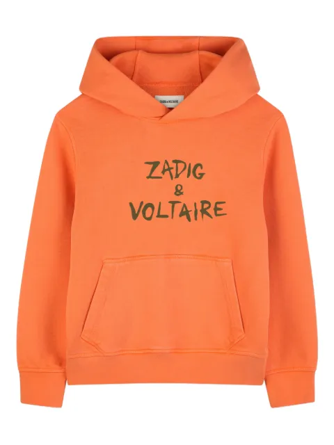 Zadig & Voltaire Kids hoodie con logo estampado