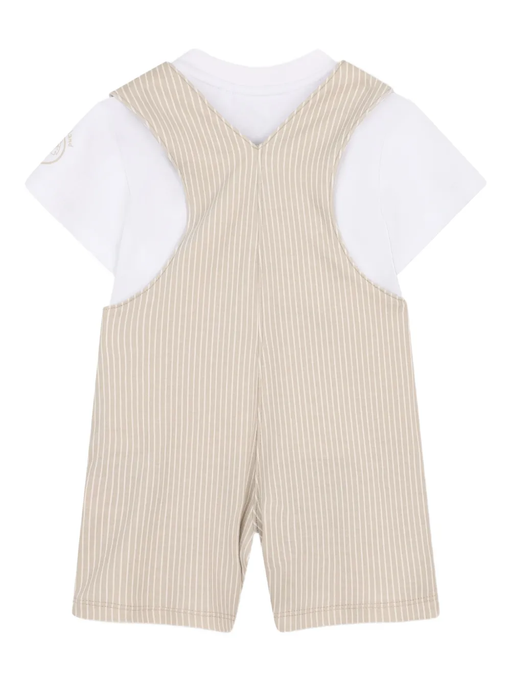 Timberland Kids striped-pattern dungaree set | Baby T-Shirts | Image 2
