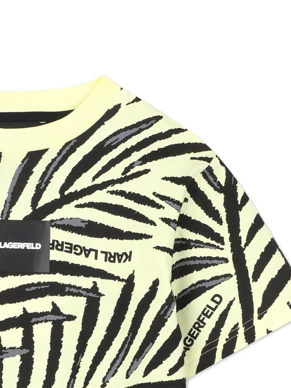  Karl Lagerfeld Kids Printed T-shirt - Yellow 