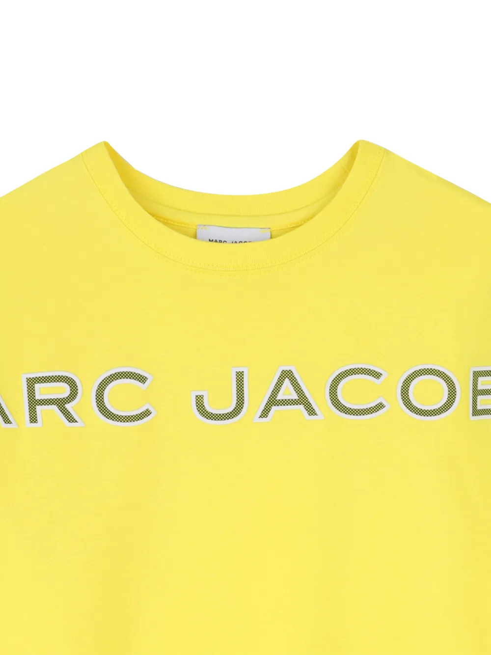 Marc Jacobs Kids T-shirt met logoprint Geel