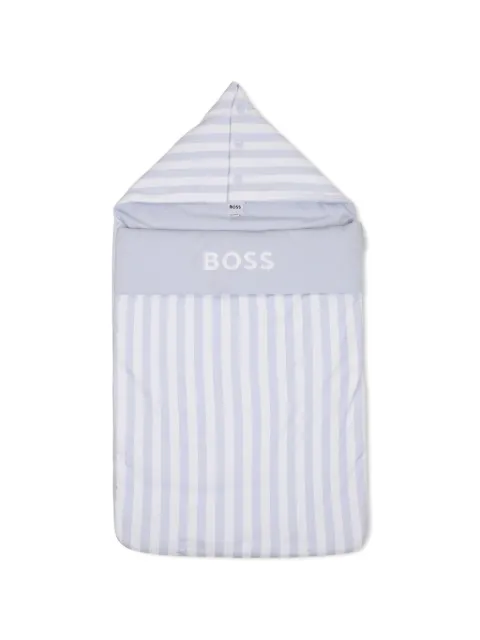 BOSS Kidswear striped sleep bag
