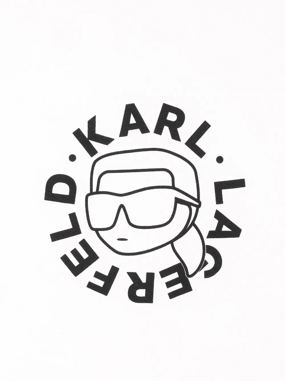 Karl Lagerfeld Kids Logo-print Blanket - White 