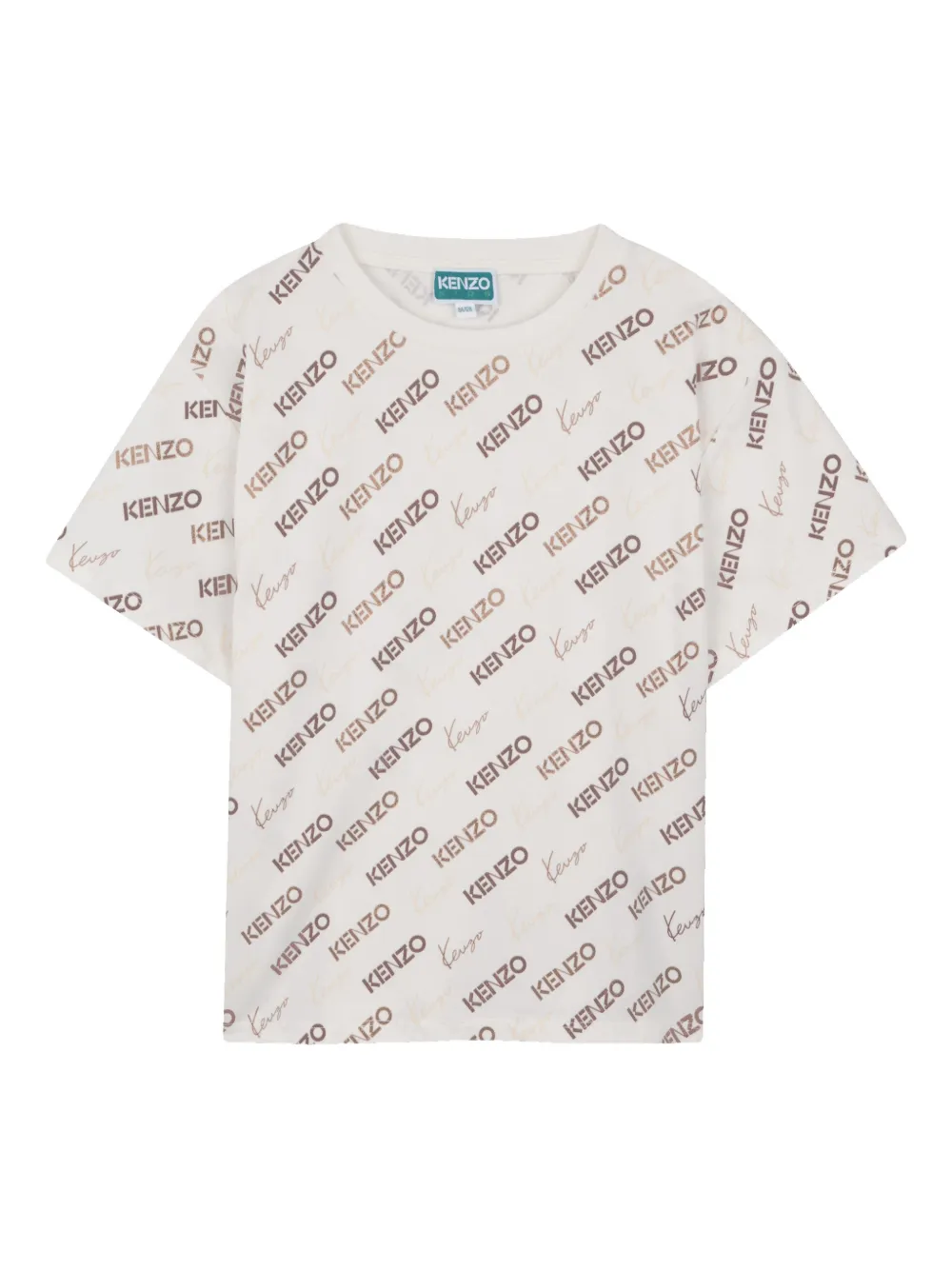 Kenzo Kids logo T-shirt - Toni neutri