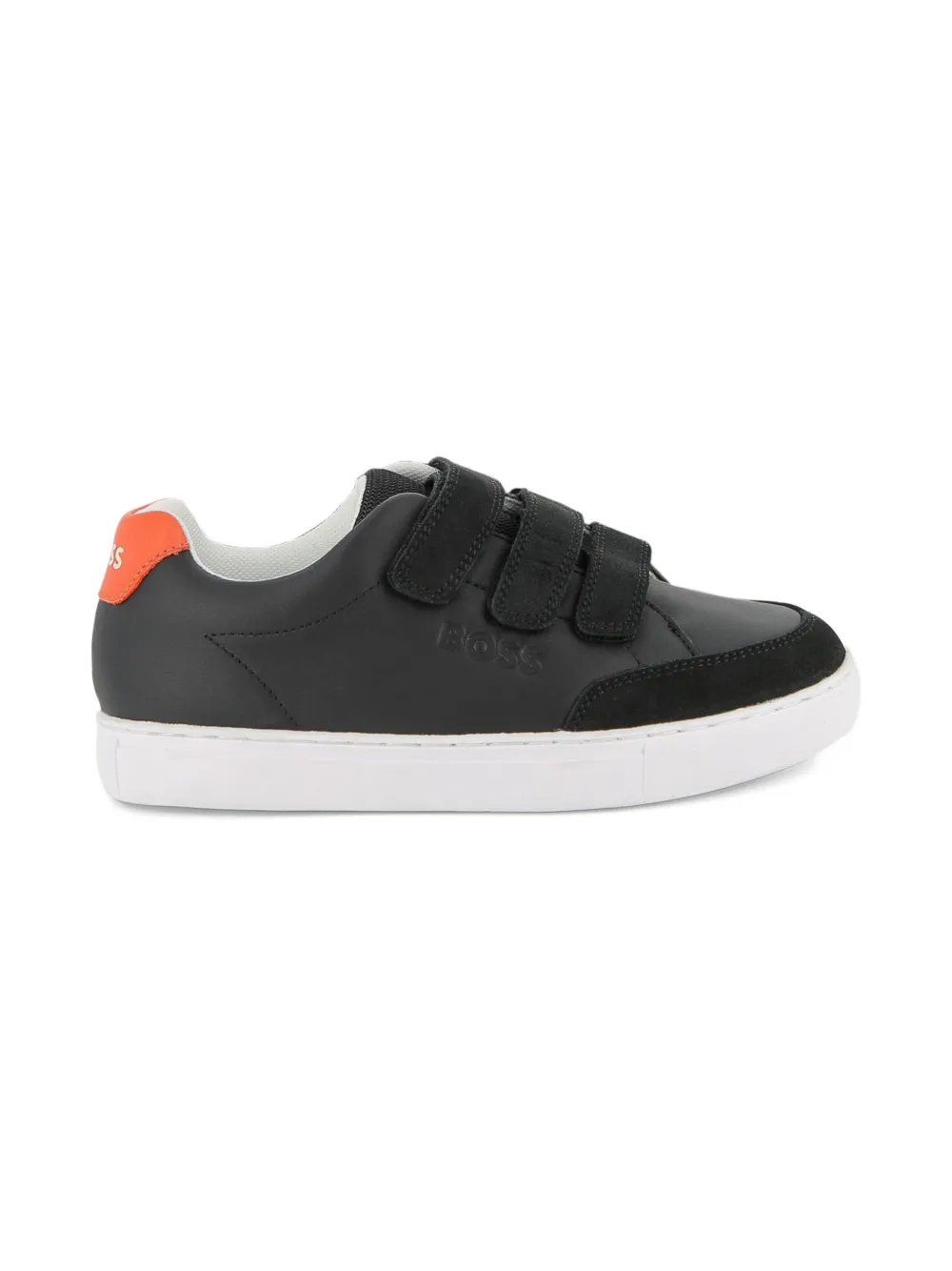 BOSS Kidswear Sneakers met klittenband - Zwart
