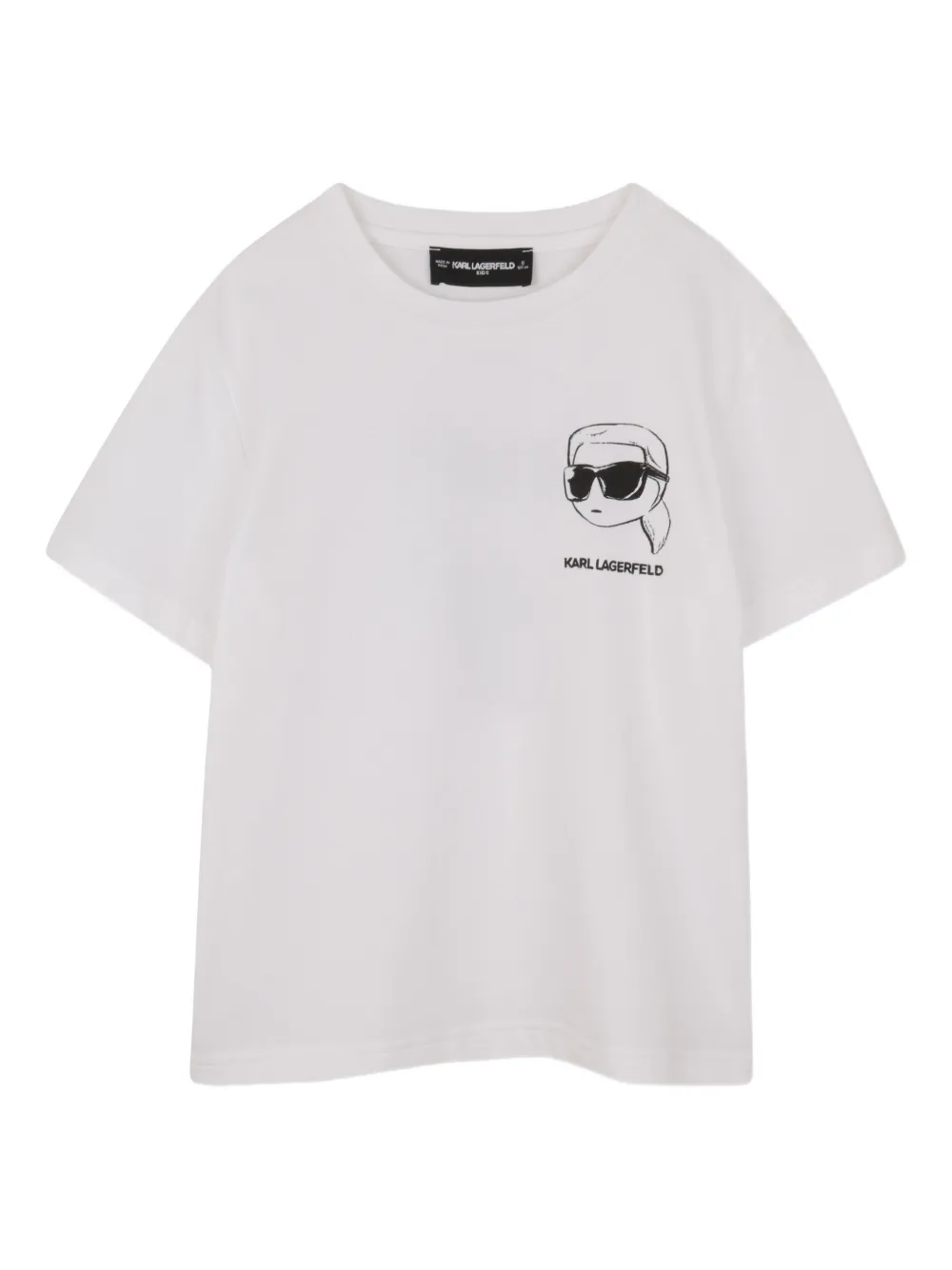Karl Lagerfeld Kids T-shirt con grafica - Bianco