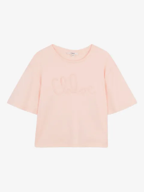 Chloé Kids logo print T-shirt