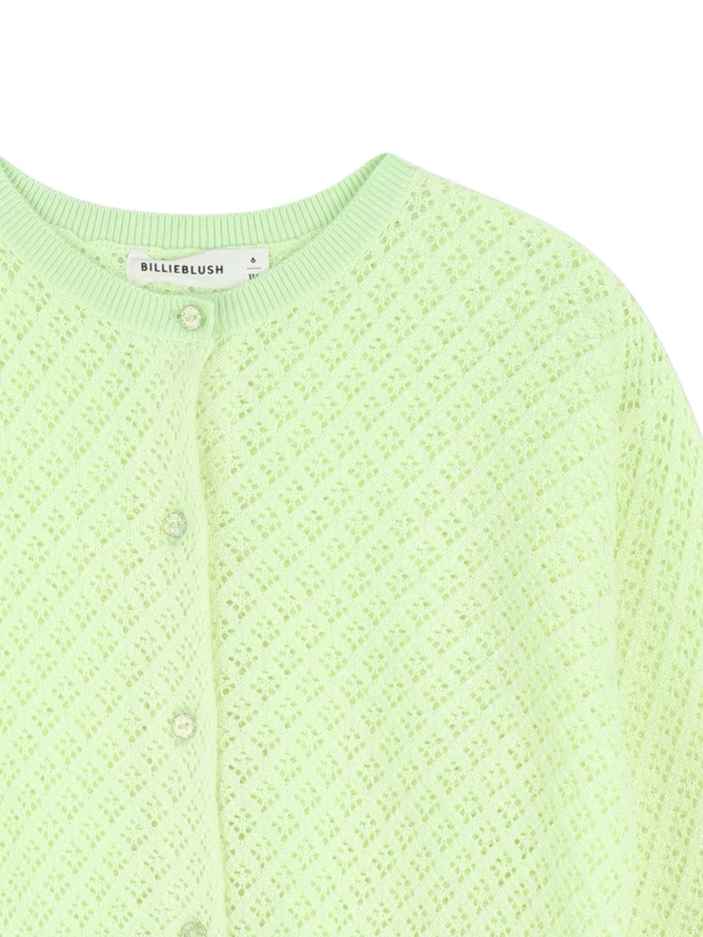 Billieblush Vest met pointelle-design Groen