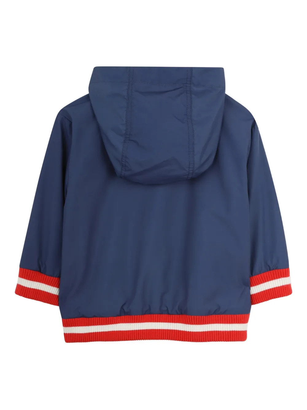 Timberland Kids Jas met capuchon en streepdetail - Blauw