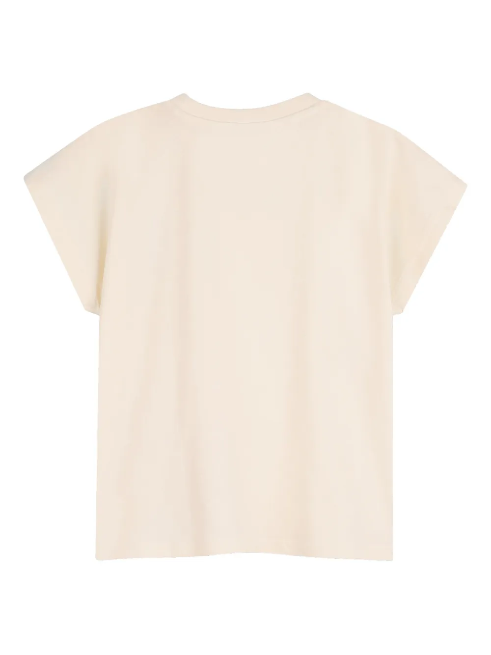 Kenzo Kids T-shirt met borduurwerk en print Beige