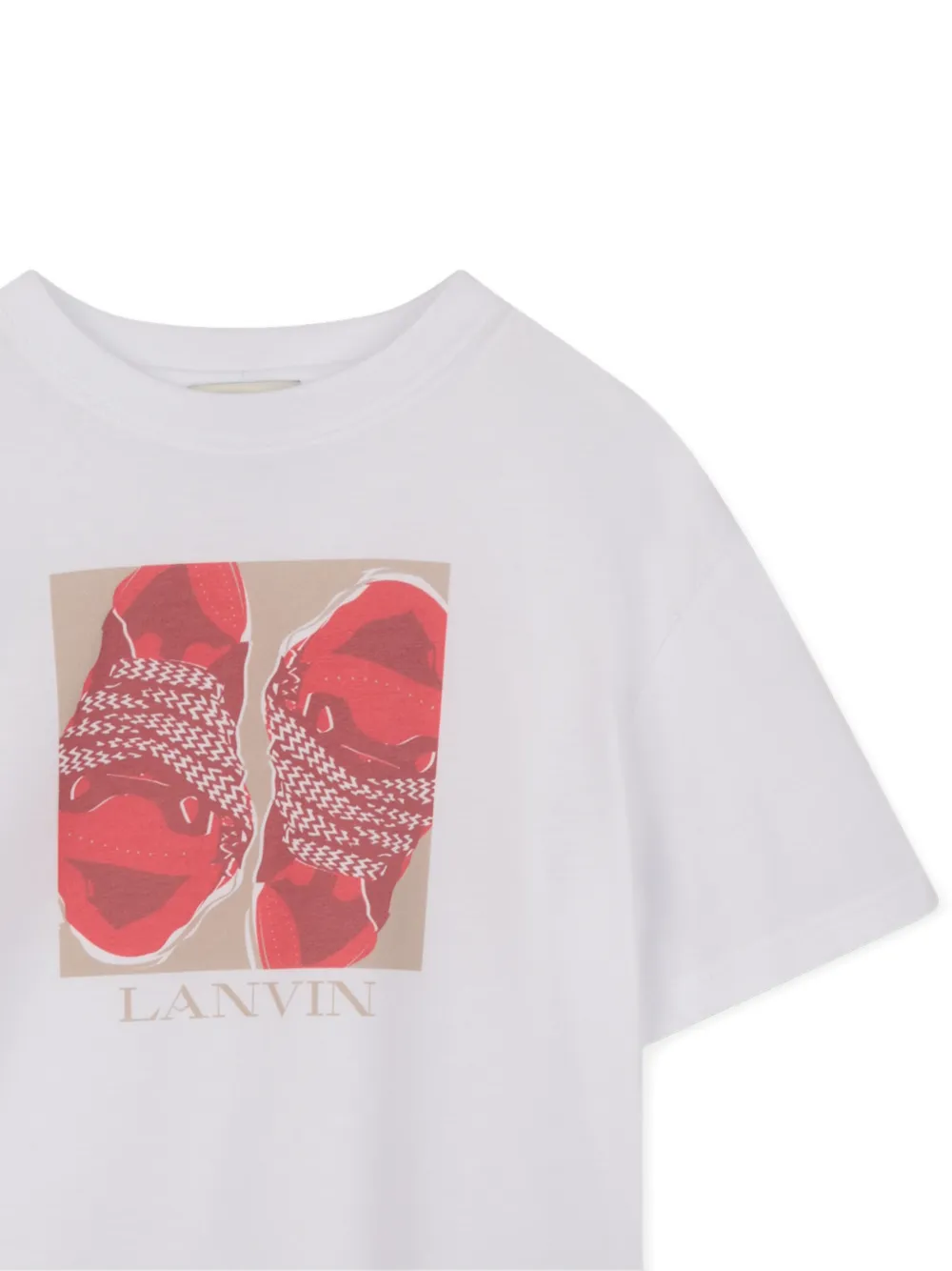  Lanvin Enfant Graphic-print T-shirt - White 