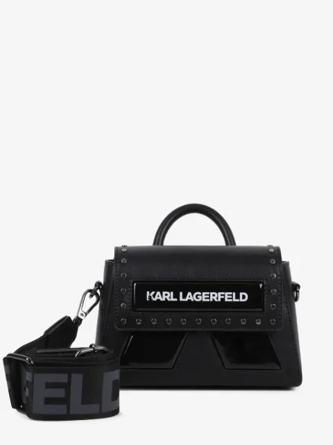 Karl Lagerfeld Kids studded top-handle tote bag