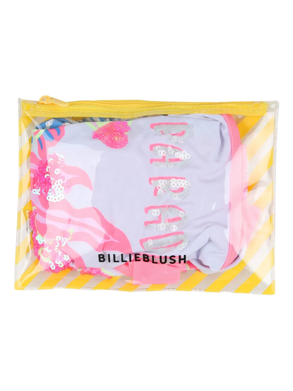 Billieblush Badpak verfraaid met pailletten en ruches Wit