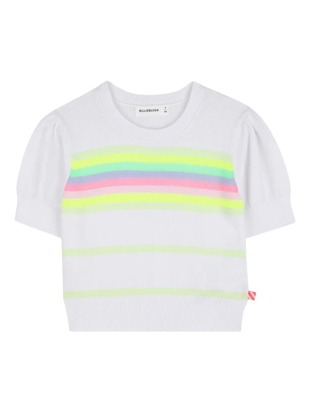 Billieblush T-shirt a righe - Bianco