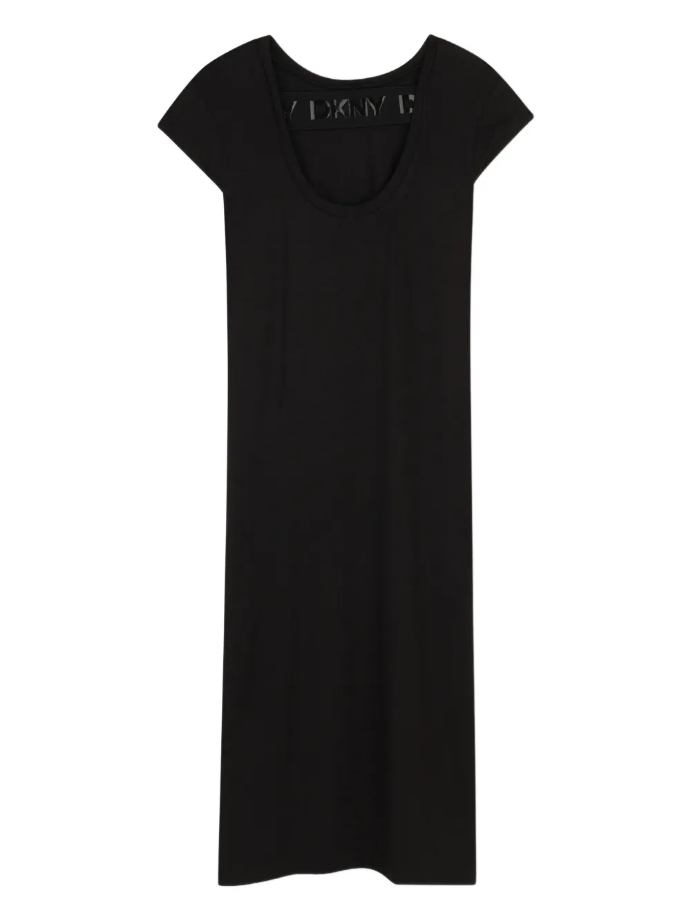 Dkny Kids Jurk verfraaid met logo Zwart