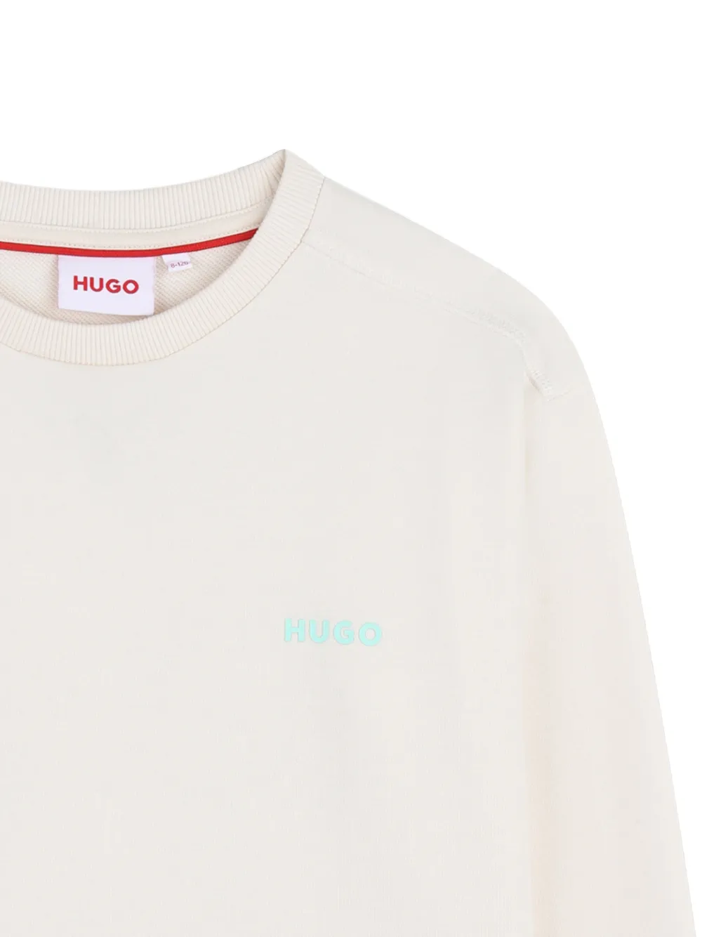 HUGO KIDS Sweater met ronde hals Beige