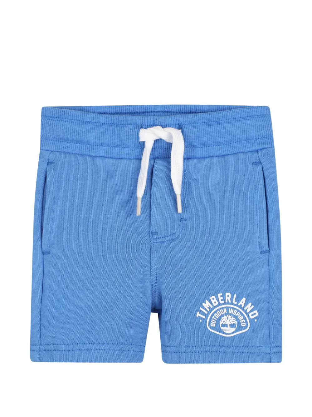 Timberland Kids Top en shorts met logoprint Wit