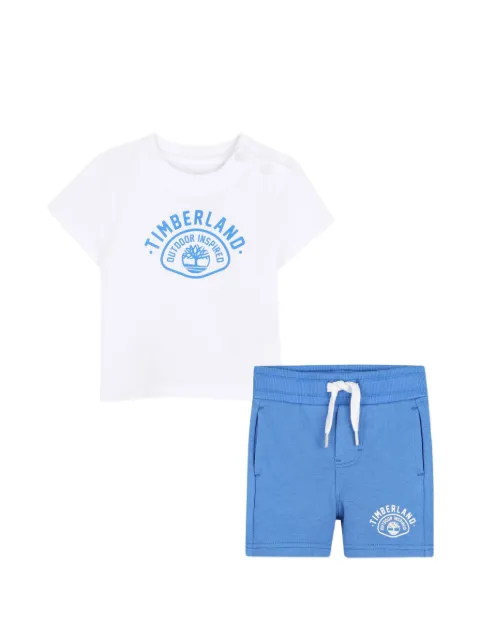 Timberland Kids ensemble haut-short à logo imprimé