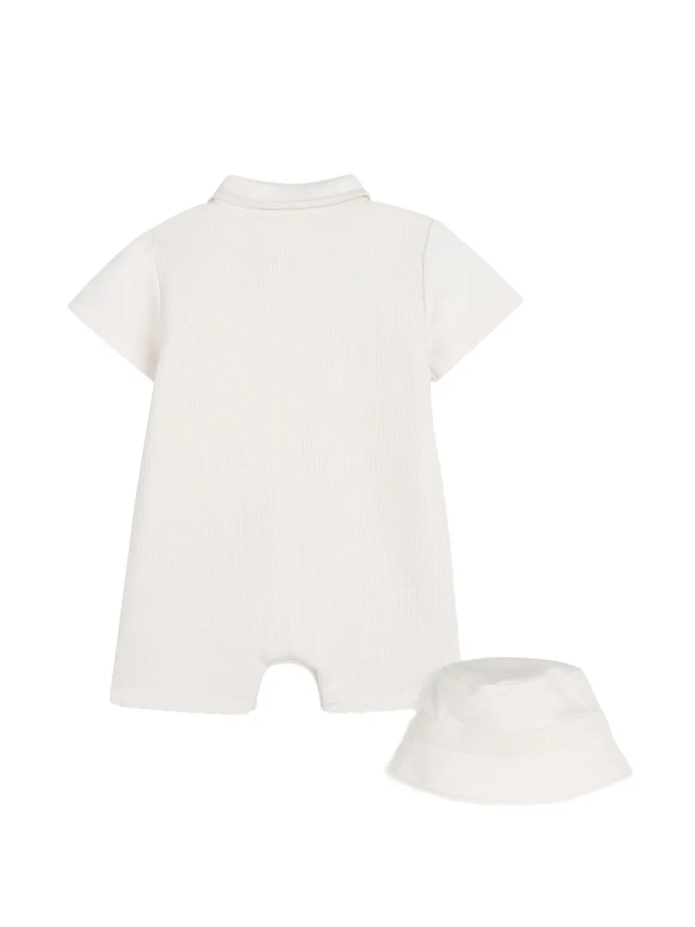  Timberland Kids Embossed-logo Rompers Set - Neutrals 