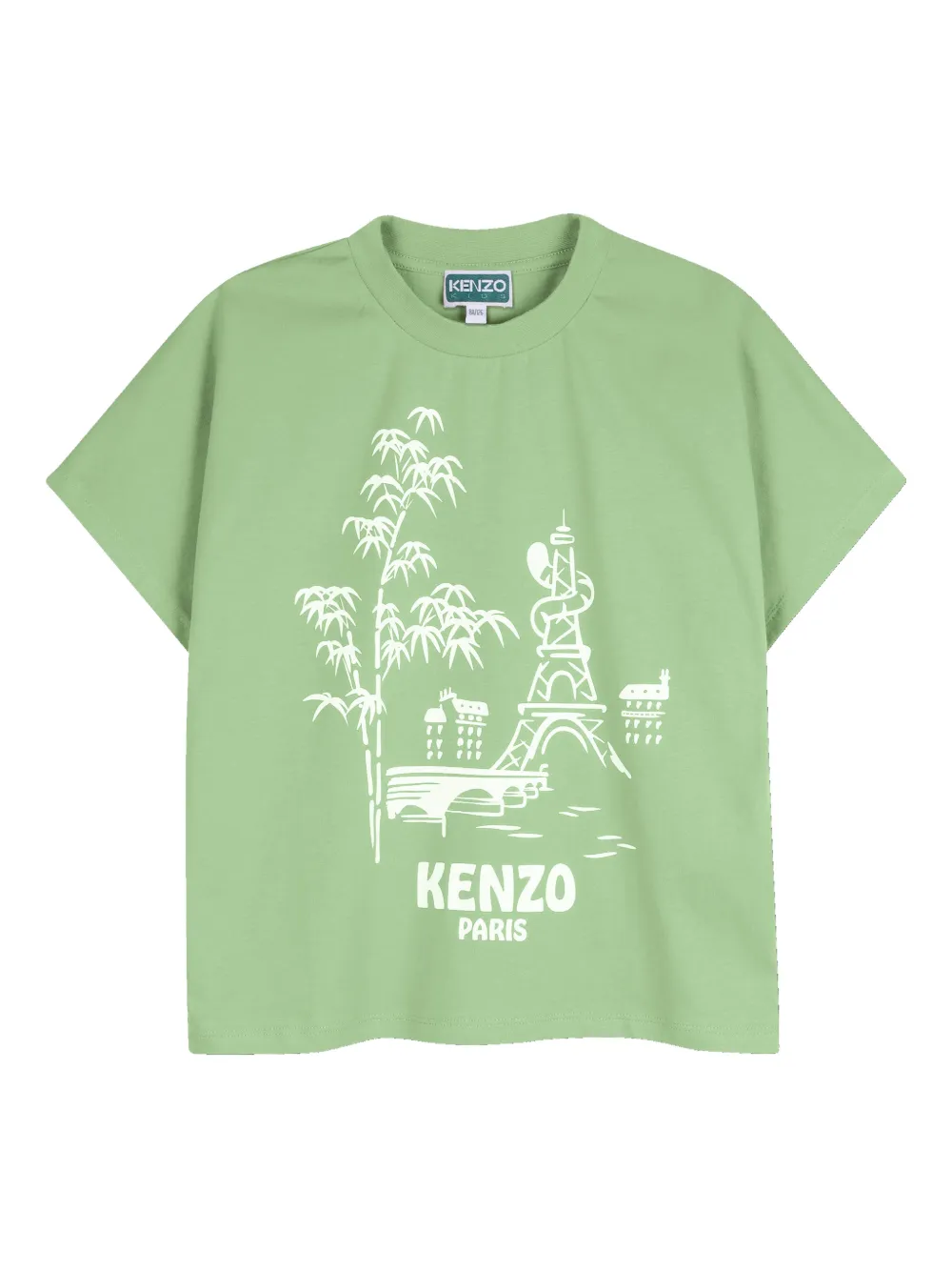 Kenzo Kids printed T-shirt - Verde