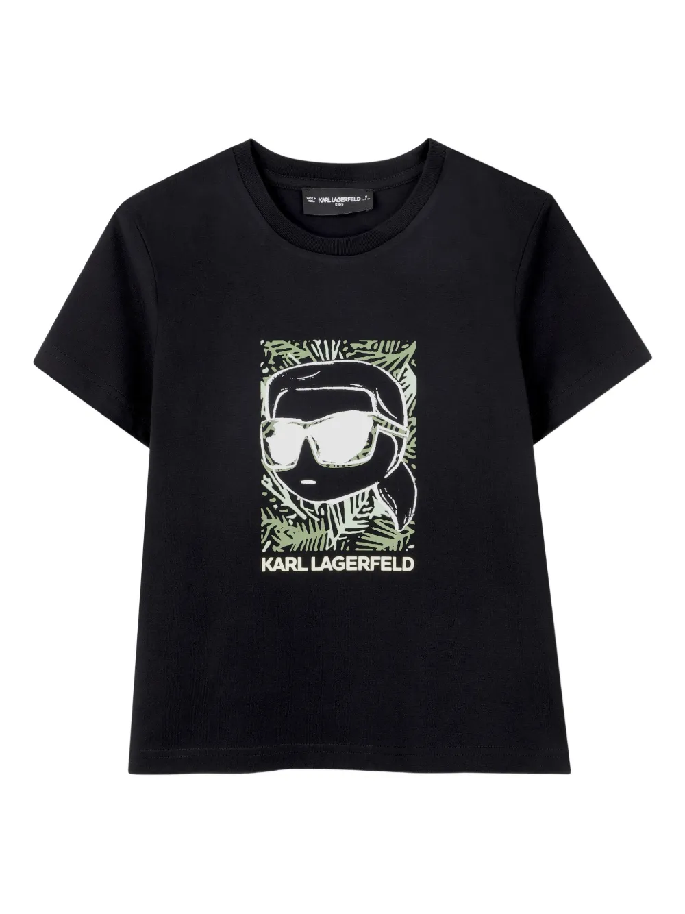Karl Lagerfeld Kids graphic T-shirt - Nero