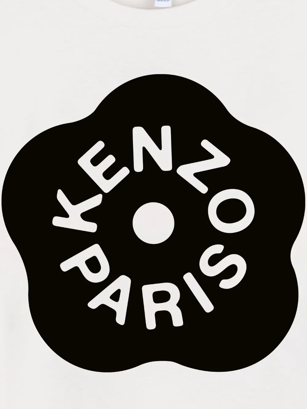 Kenzo Kids T-shirt met bloemenprint Beige