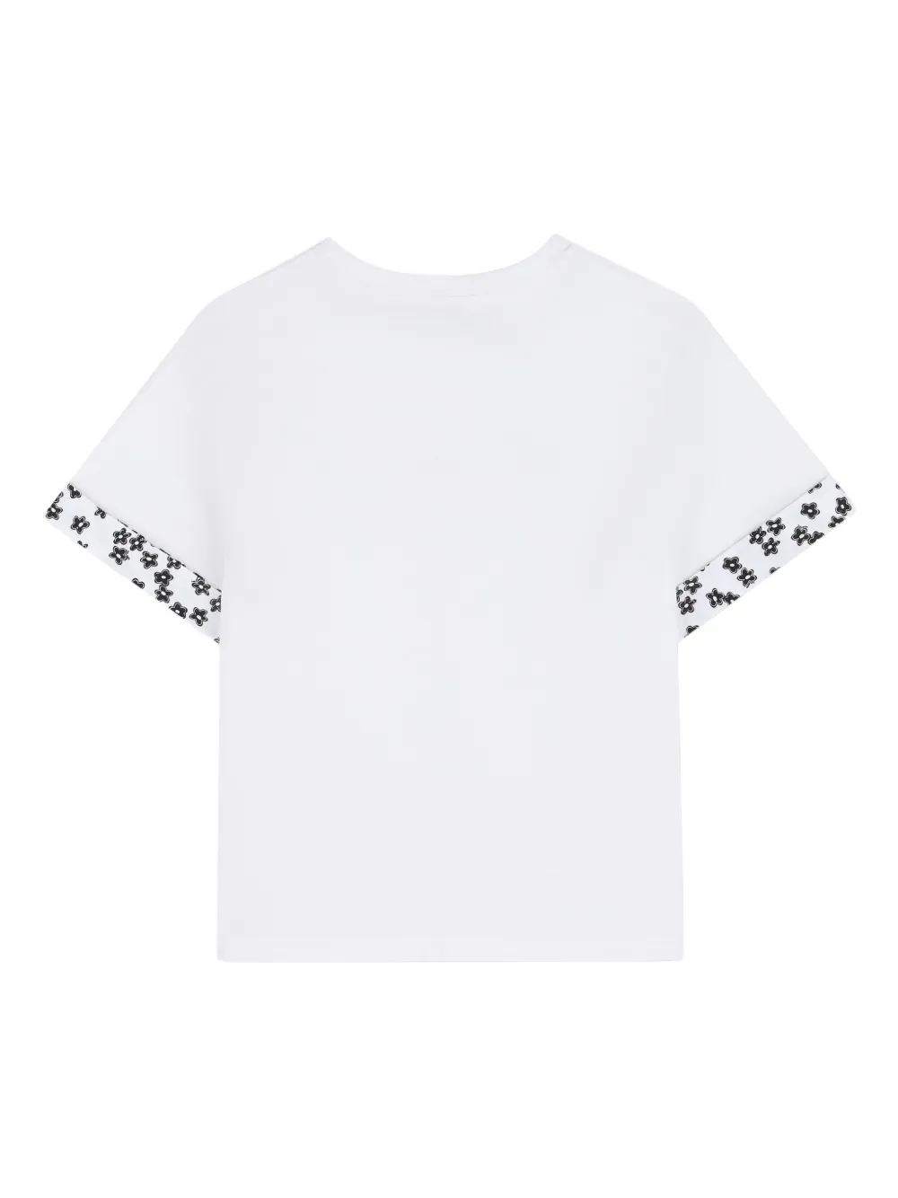 Marc Jacobs Kids T-shirt met bloemenprint Wit