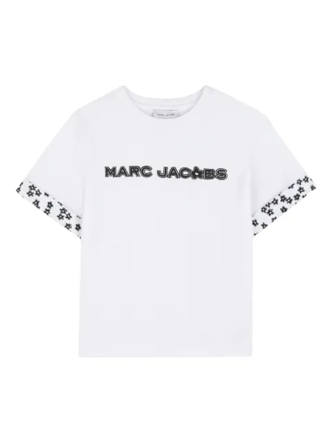 Marc Jacobs Kids floral-trim T-shirt