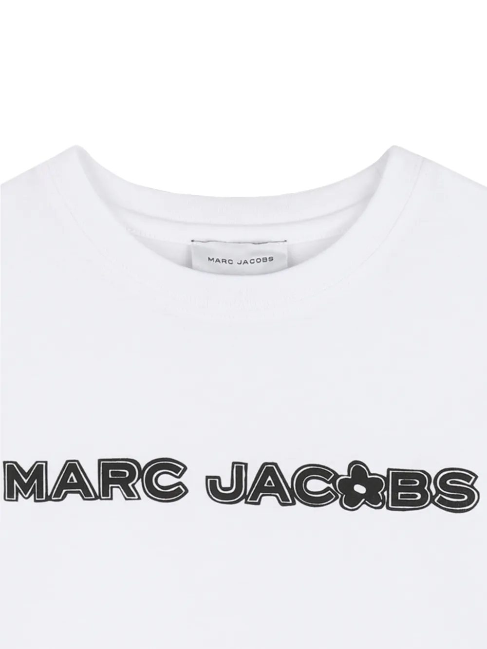 Marc Jacobs Kids T-shirt met bloemenprint Wit