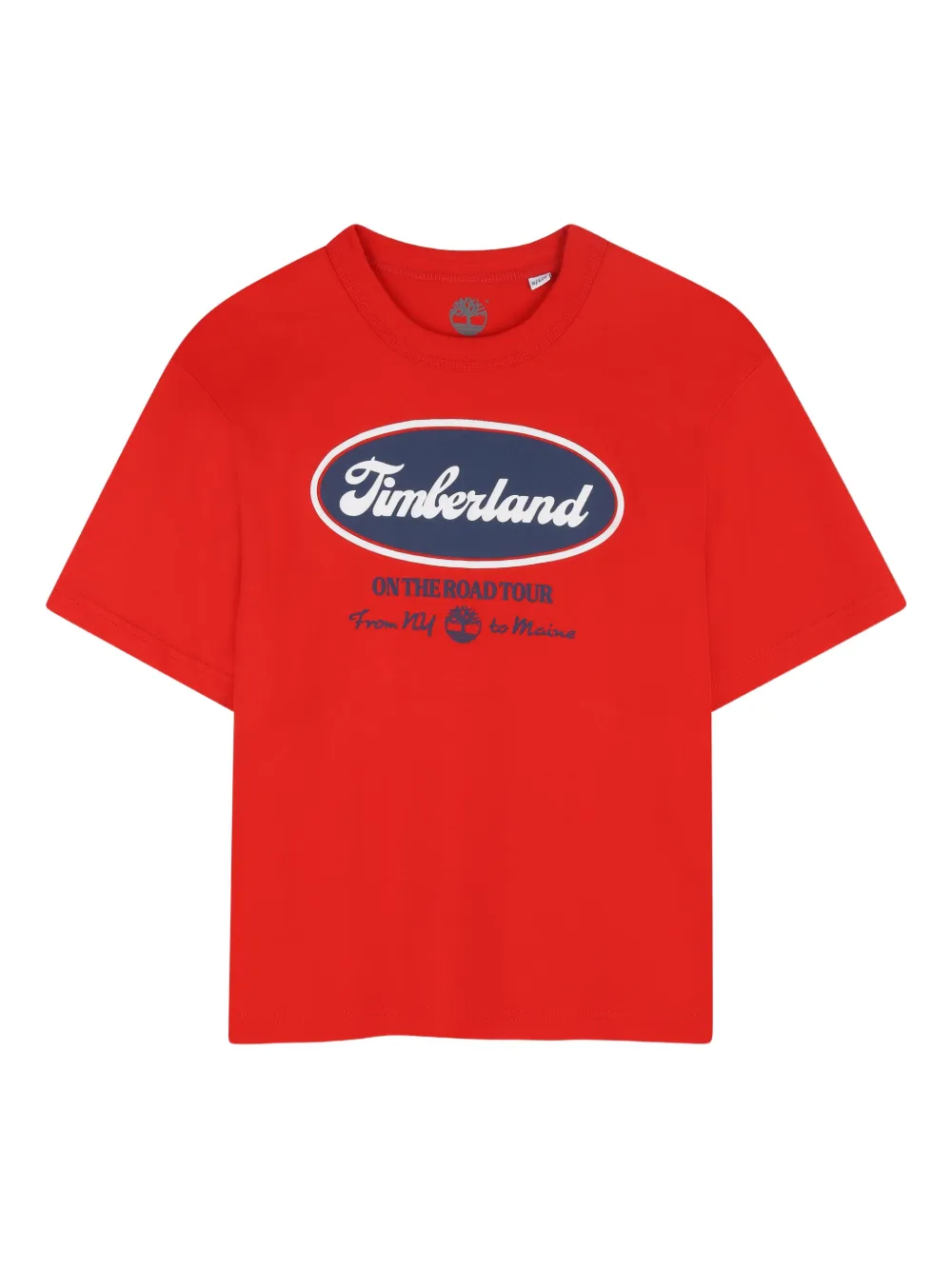 Timberland Kids T-shirt con logo - Rosso