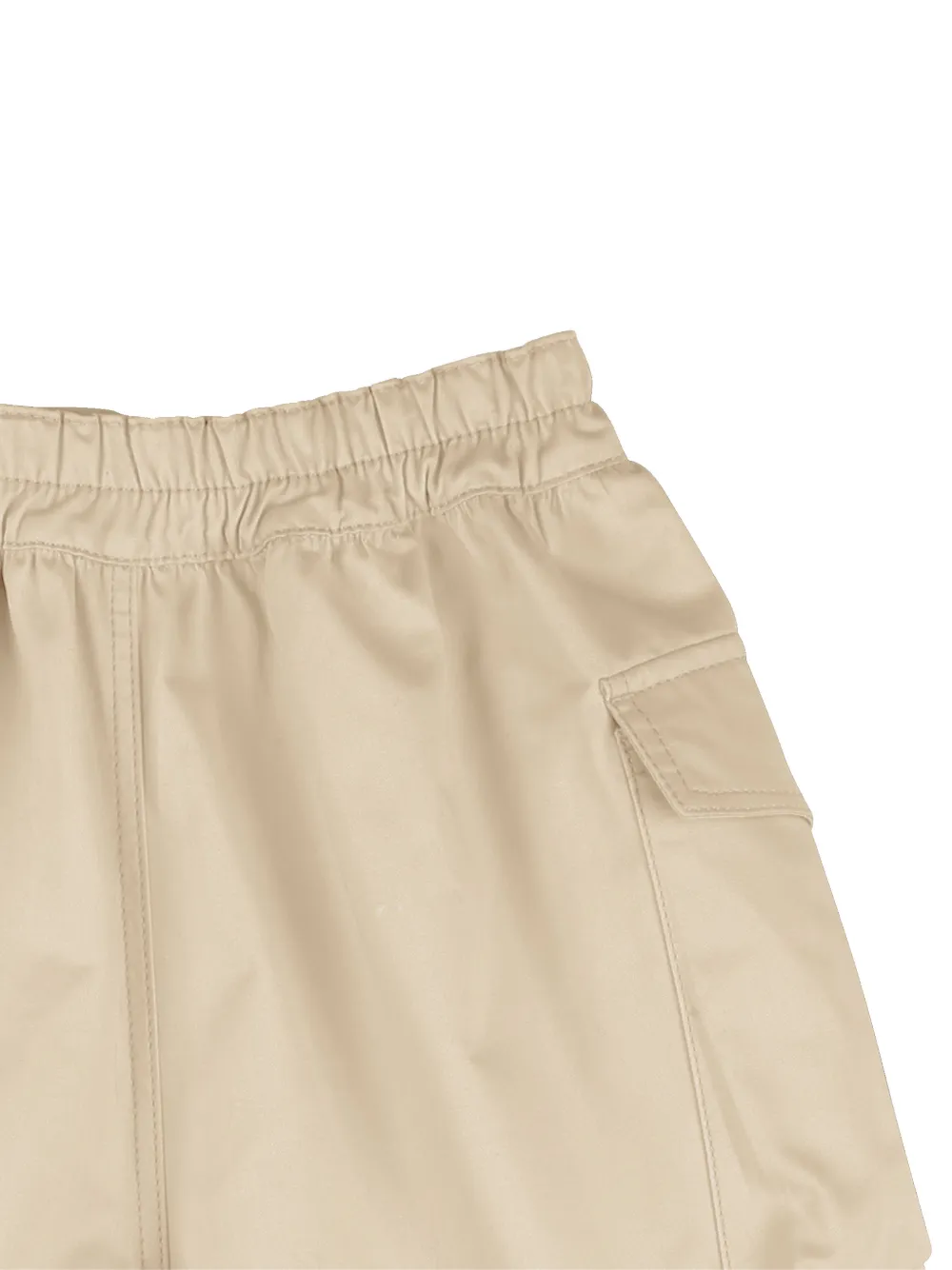 Side-Pockets Elasticated Casual Shorts