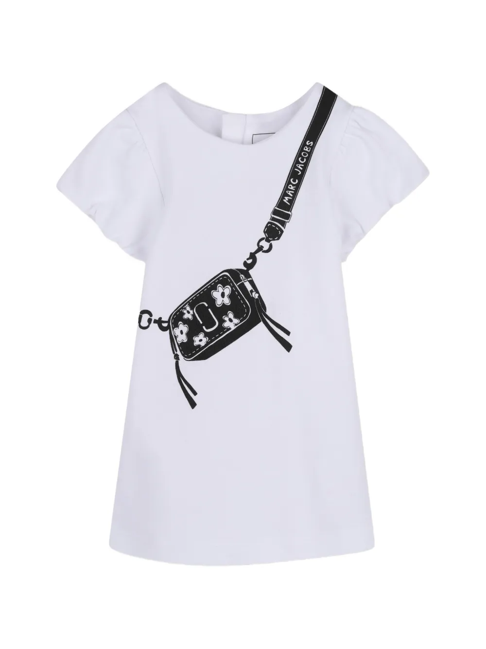 Marc Jacobs Kids Abito con stampa grafica - Bianco