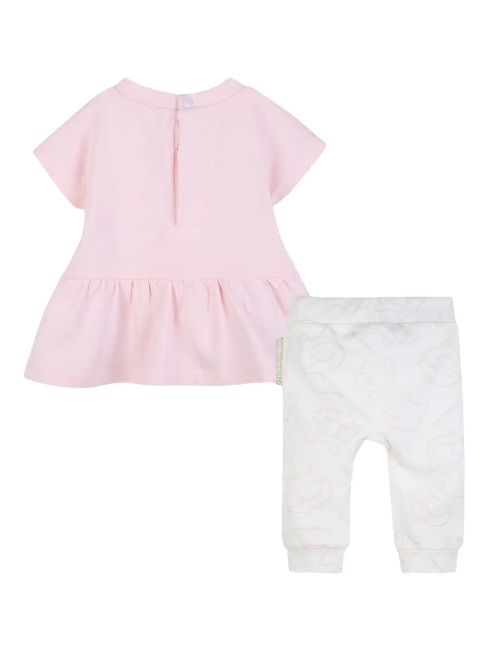  Karl Lagerfeld Kids Ikon Choupette Trousers Set - Grey 