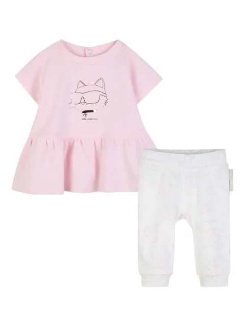 Karl Lagerfeld Kids Ikon Choupette trousers set