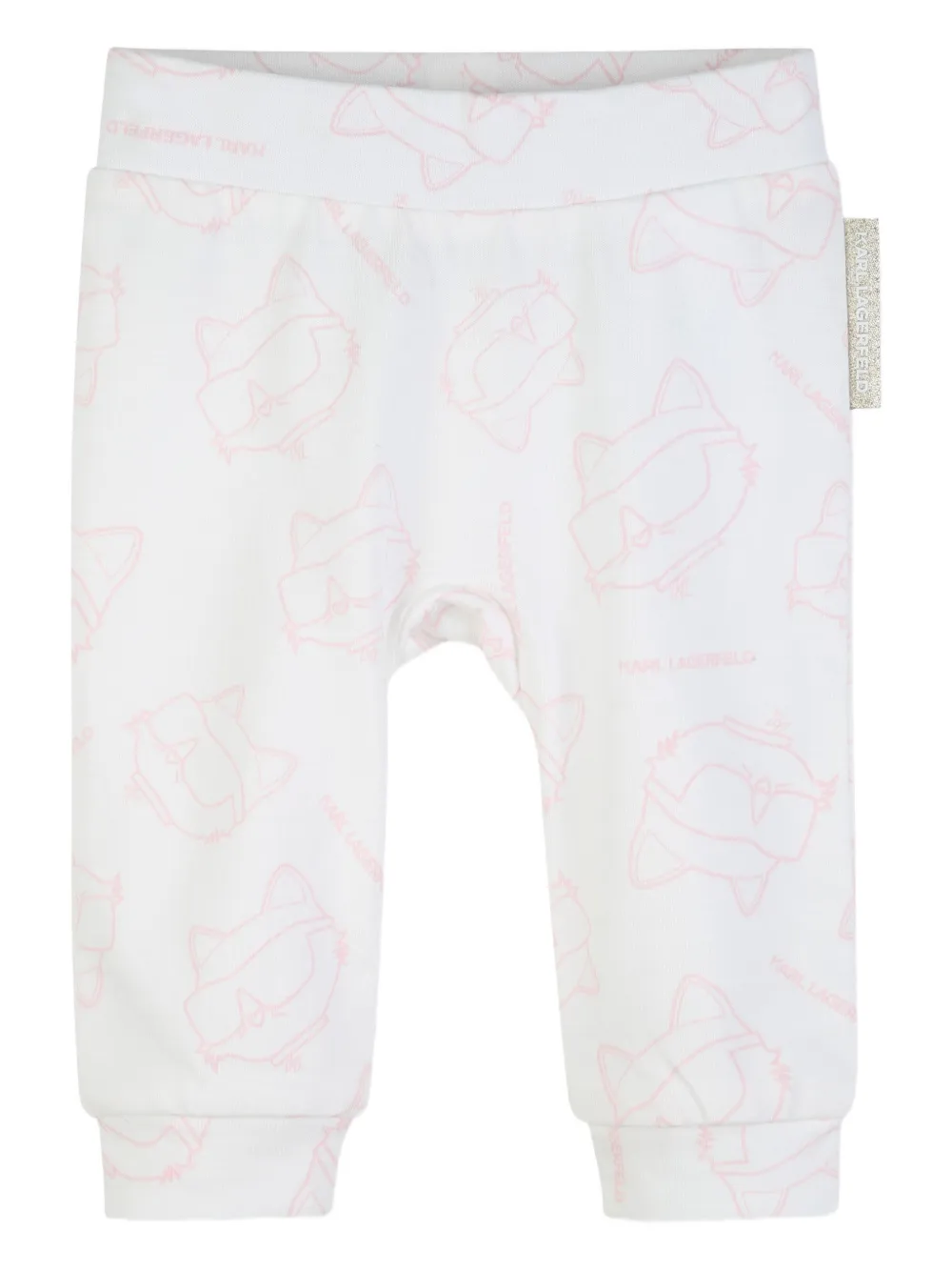Karl Lagerfeld Kids Ikon Choupette broek set Grijs