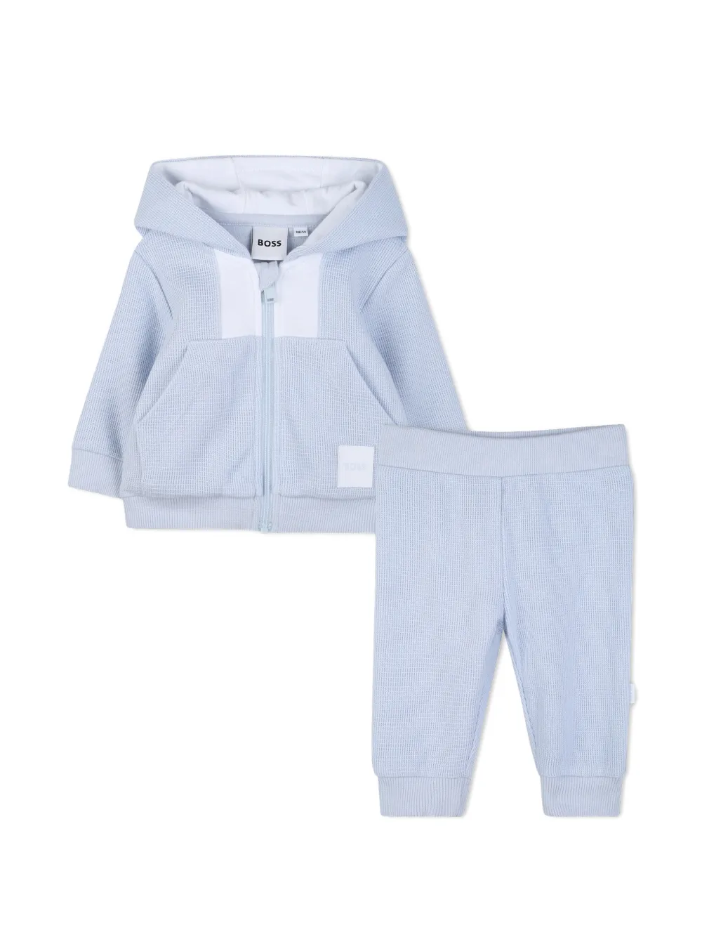 BOSS Kidswear Tuta sportiva a coste - Blu