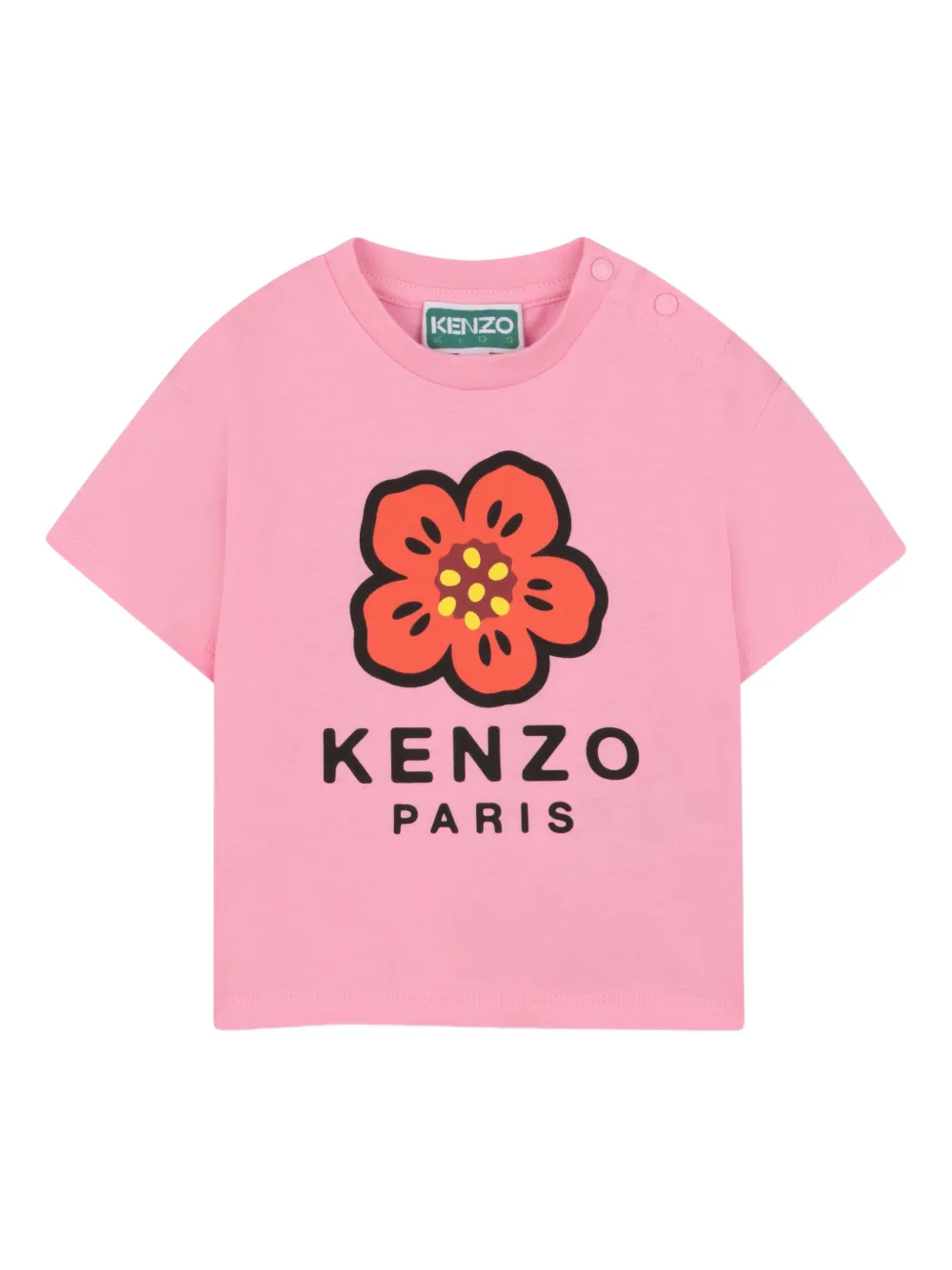 Kenzo Kids Camicia Boke Flower - Rosa