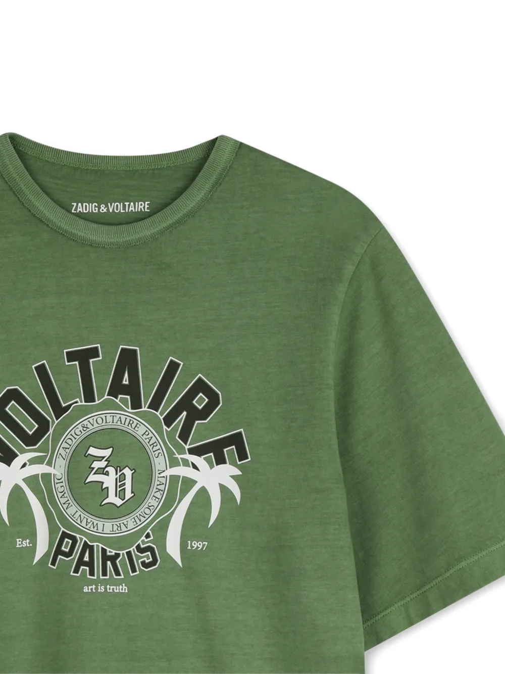  Zadig & Voltaire Kids Printed T-shirt - Green 