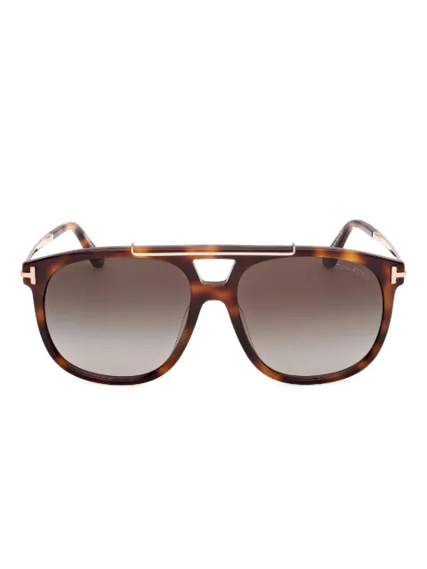 TOM FORD Eyewear Sam-02 browline sunglasses