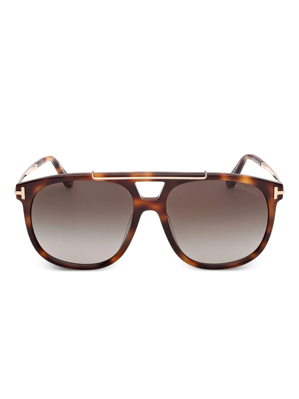 TOM FORD Eyewear Sam-02 browline sunglasses | Brown | Image 1