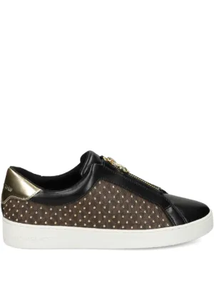 Michael Michael Kors Keaton logo-print Sneakers | Brown | FARFETCH