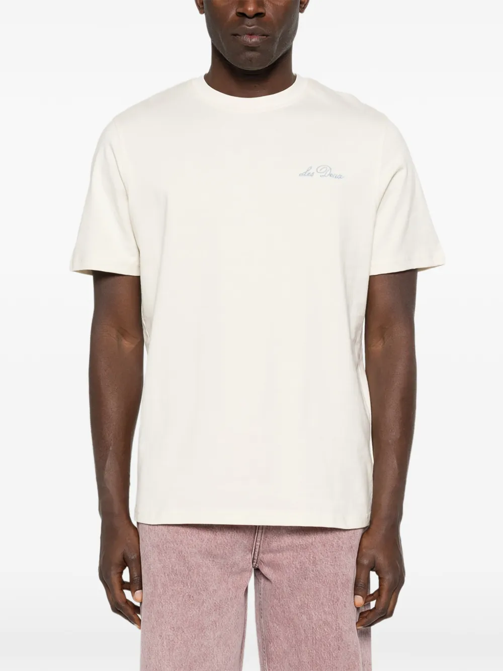  Les Deux Logo T-shirt - Neutrals 
