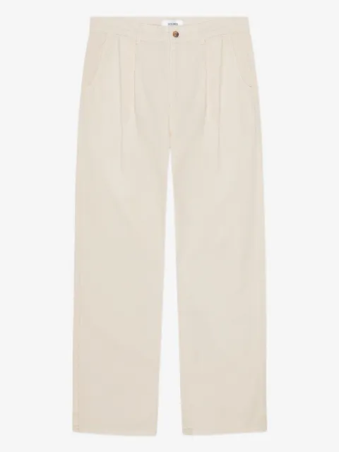Les Deux pantalones plisados