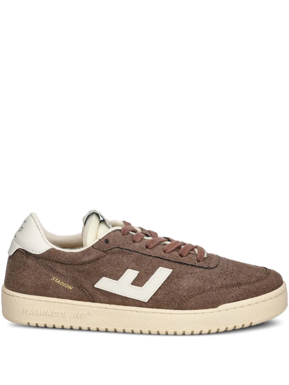 Flamingos Stadion logo sneakers - Braun